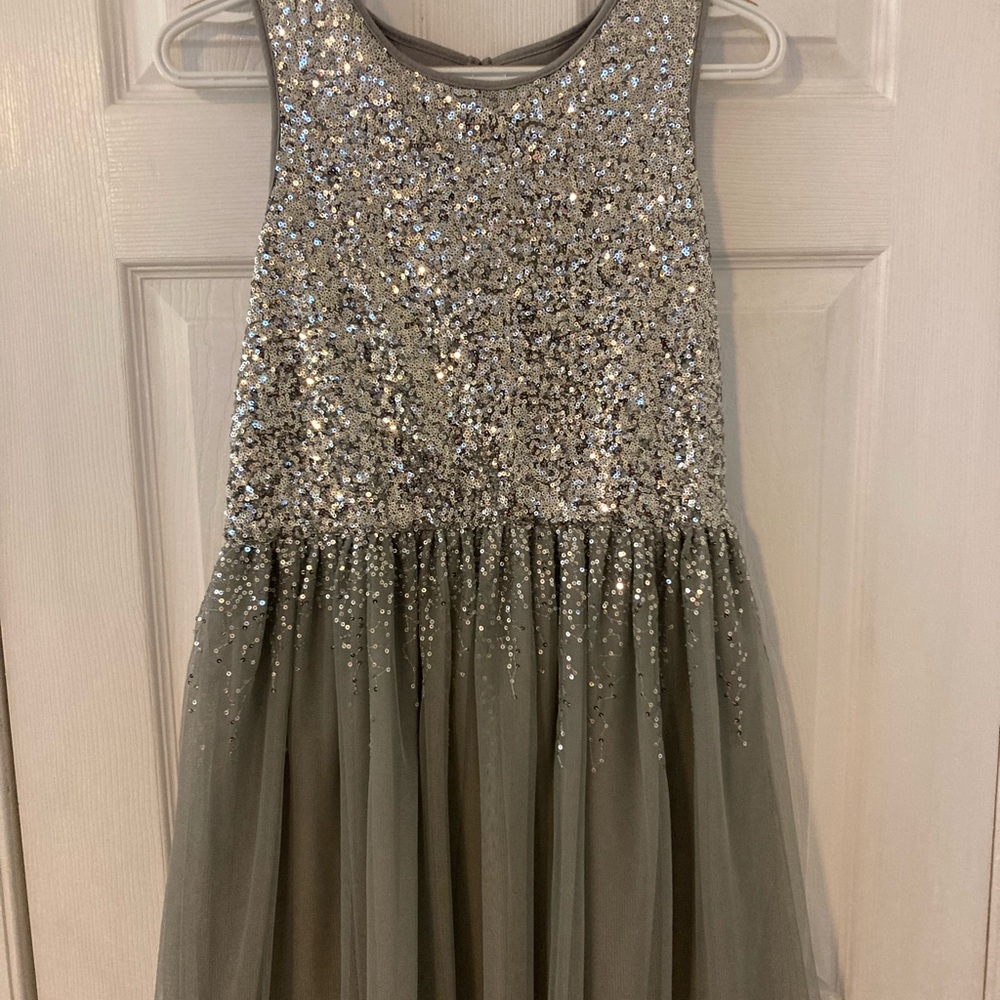 GAP Glittering Silver Kids Dress